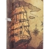Зажигалка Zippo Pirate Ship Design с покрытием White Matte