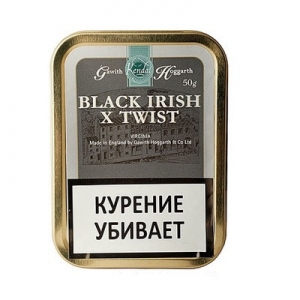 Трубочный табак Gawith Hoggarth Black Irish X Twist 50 гр