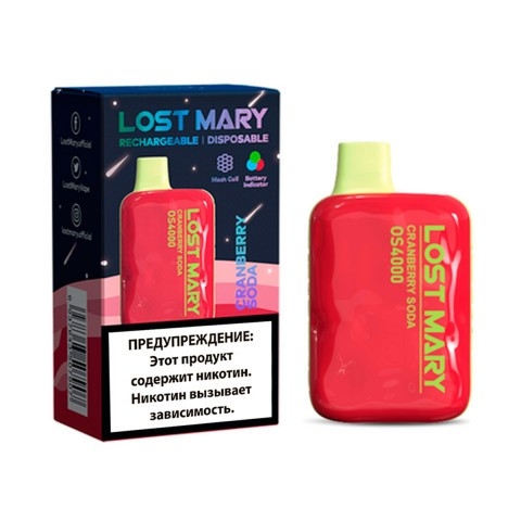 Lost Mary OS4000 Клюква сода