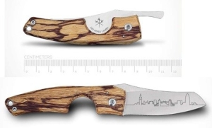 Сигарный нож Le Petit London Marblewood Мраморное дерево