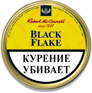 Табак трубочный Robert McConnell Heritage Black Flake 50 гр