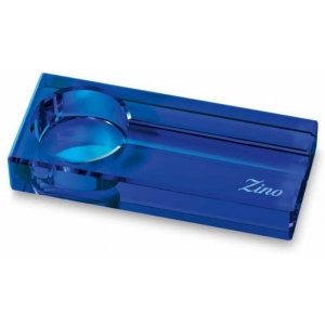 Пепельница для сигары ZINO Ashtray Optical Glass Blue