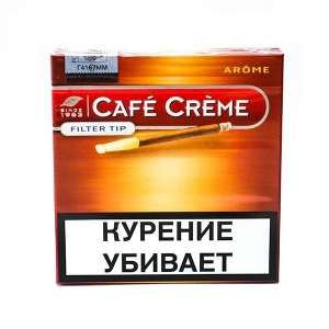 Сигариллы CAFE CREME F.TIP AROME