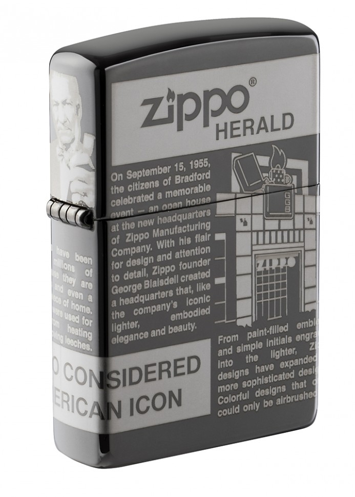Зажигалка ZIPPO Classic с покрытием Black Ice®