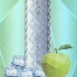 Электронные сигареты Airbar Diamond 500 Puff Green Apple Ice Зеленое яблоко со льдом