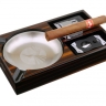 Пепельница Colibri Windsor на 3 сигары, Макассар