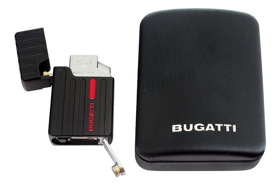 Зажигалка Bugatti 4 Black Matte BL400