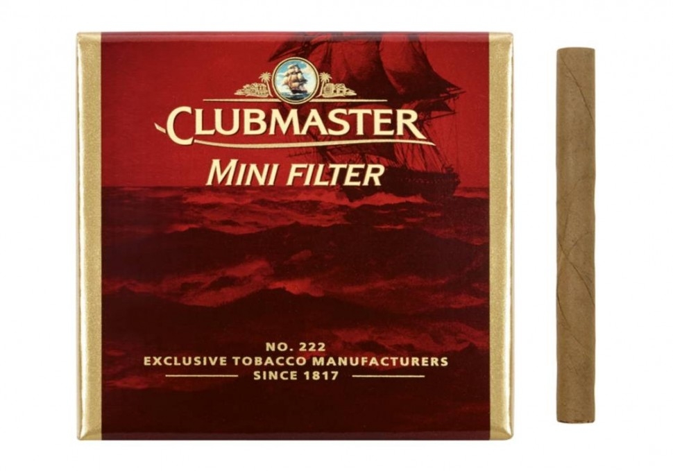 Сигариллы CLUBMASTER Mini Red Filter (10 шт.)