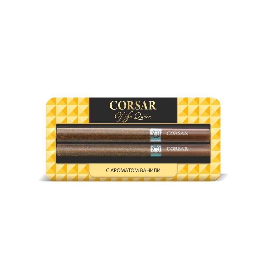 Сигариллы CORSAR Vanilla - блистер 2 шт