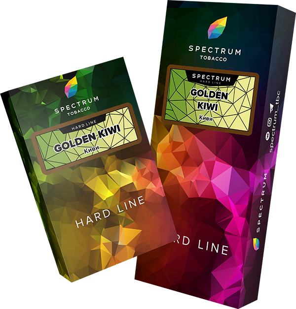 Табак для кальяна Spectrum Hard Line Golden Kiwi Киви 40 гр.