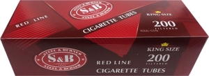 Гильзы сигаретные S&B Red Line King Size 200
