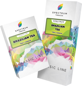 Табак для кальяна Spectrum Classic Line Brazilian Tea Чай с лаймом 40 гр.