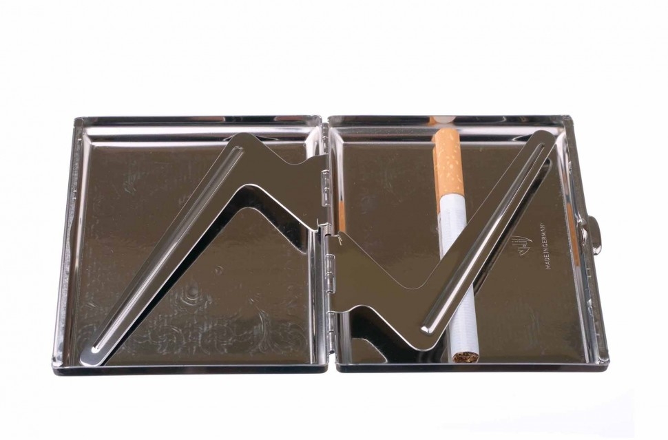 Портсигар Stoll на 18 сигарет, нержавеющая сталь