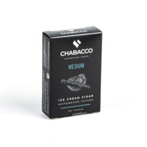 Табак для кальяна CHABACCO MEDIUM Ice Cream Cigar 50 г.
