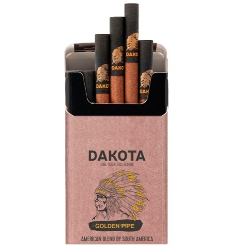 Сигариты с фильтром DAKOTA Golden Pipe