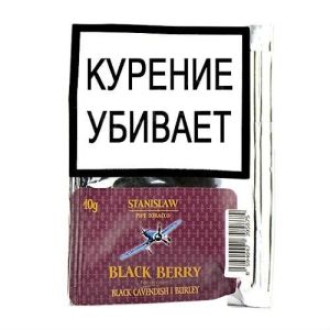 ТАБАК ТРУБОЧНЫЙ STANISLAW BLACK BERRY BLEND 40Г