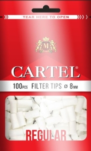 Фильтры для самокруток CARTEL Regular 100