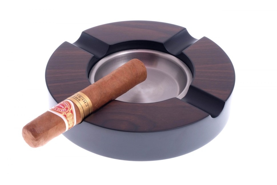 Пепельница сигарная Lubinski на 4 сигары, Орех