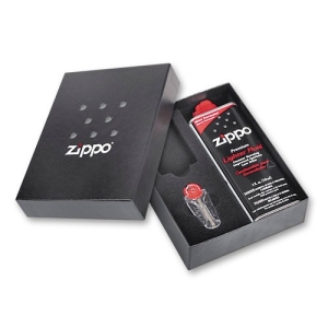 Подарочная коробка Zippo кремни + топливо 50R