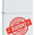 Зажигалка ZIPPO Zippo Guaranteed  White Matte 29547