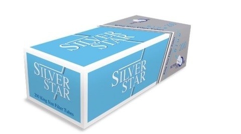 Гильзы сигаретные SILVER STAR Blue Super Flow 200