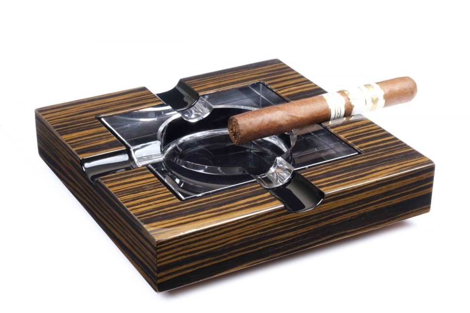 Пепельница Howard Miller на 4 сигары, Эбеновое дерево