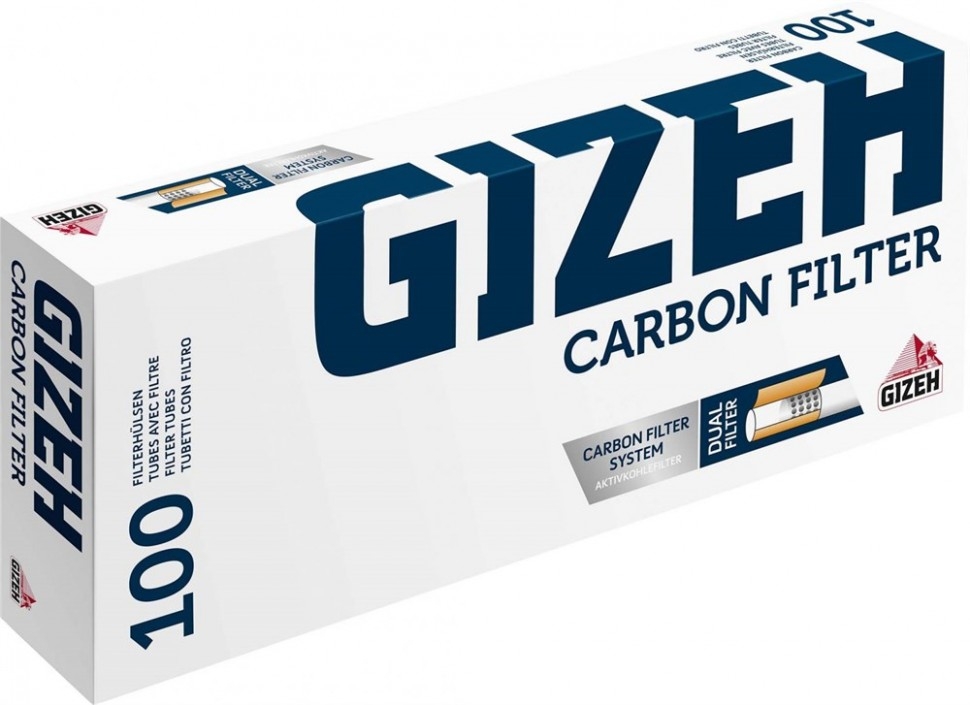 Гильзы сигаретные GIZEH Carbon 100