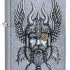 Зажигалка ZIPPO Viking Warrior Design с покрытием Street Chrome™